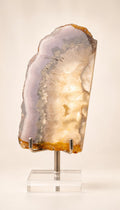 Purple Fluorite, Pyrite, and Quartz – Slab – 256g