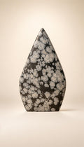 Snowflake Obsidian – Flame Form – 131g