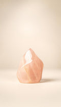 Rose Quartz Flame – Carving – 201g