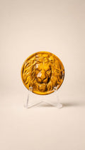 Tiger's Eye Lion Head – Carving – 49g