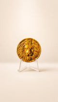Tiger's Eye Lion Head – Carving – 54g