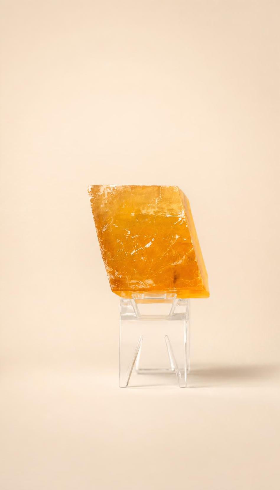 Honey Calcite – Cube – 155g