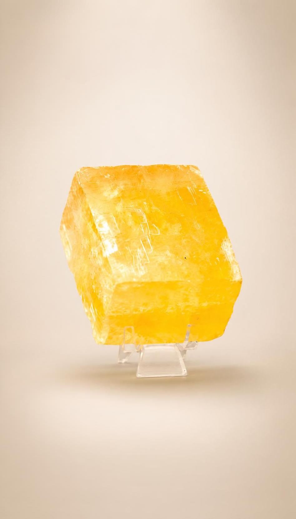 Honey Calcite – Cube – 252g