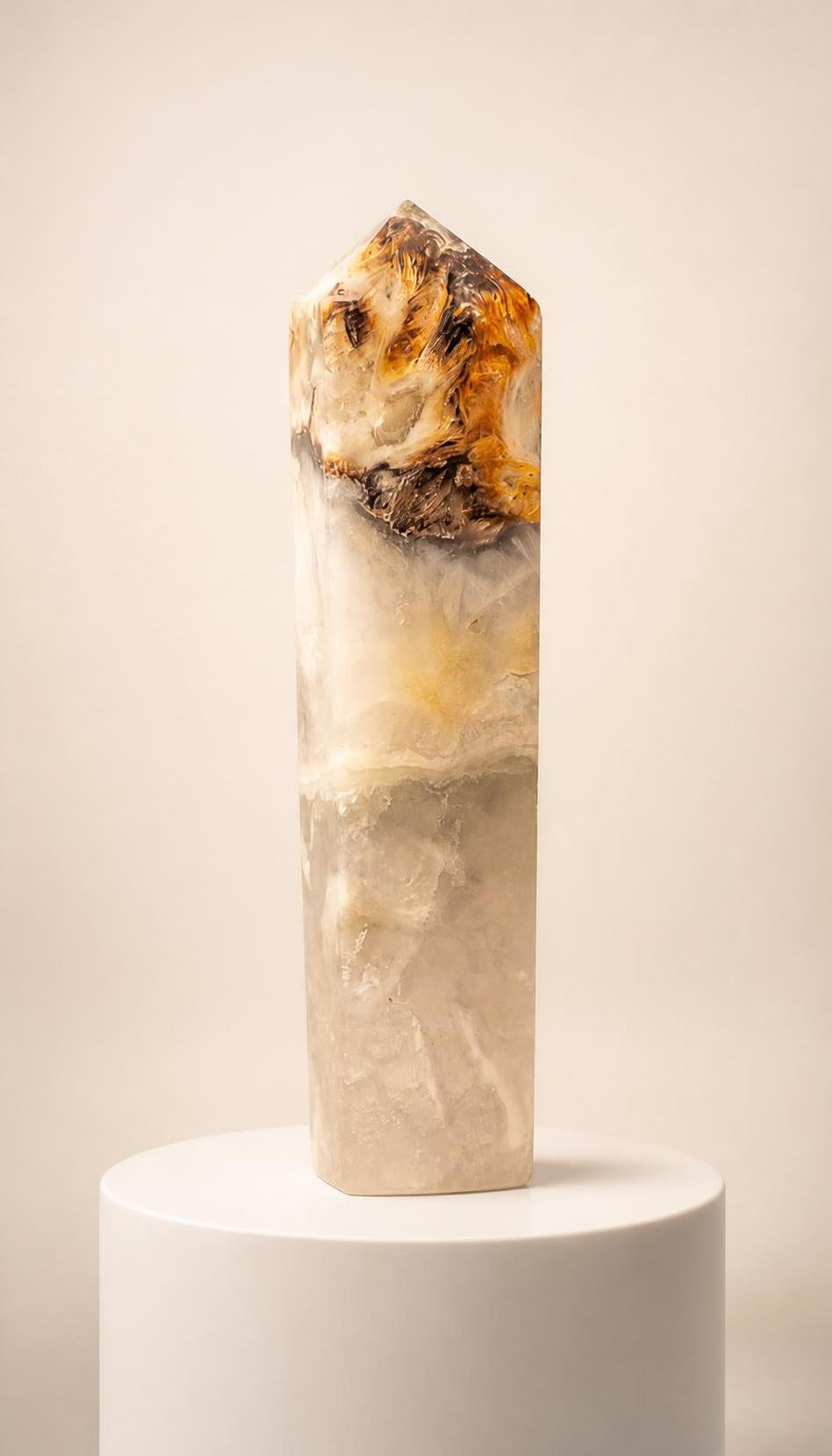 Pyrite and Quartz – Tower – 324g