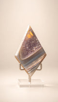 Druzy Amethyst Agate – Rhombus – 166g