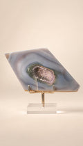 Druzy Amethyst Agate – Rhombus – 211g