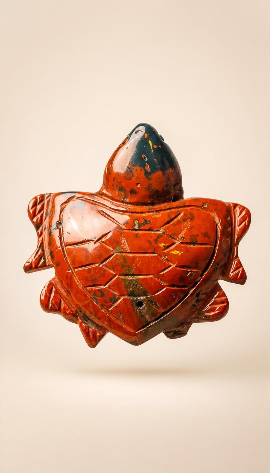 Ocean Jasper Turtle – Carving – 32g