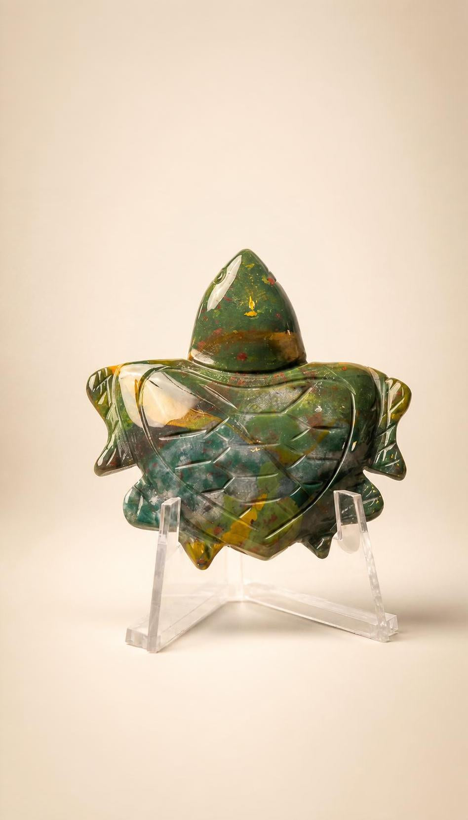 Ocean Jasper Turtle – Carving – 26g