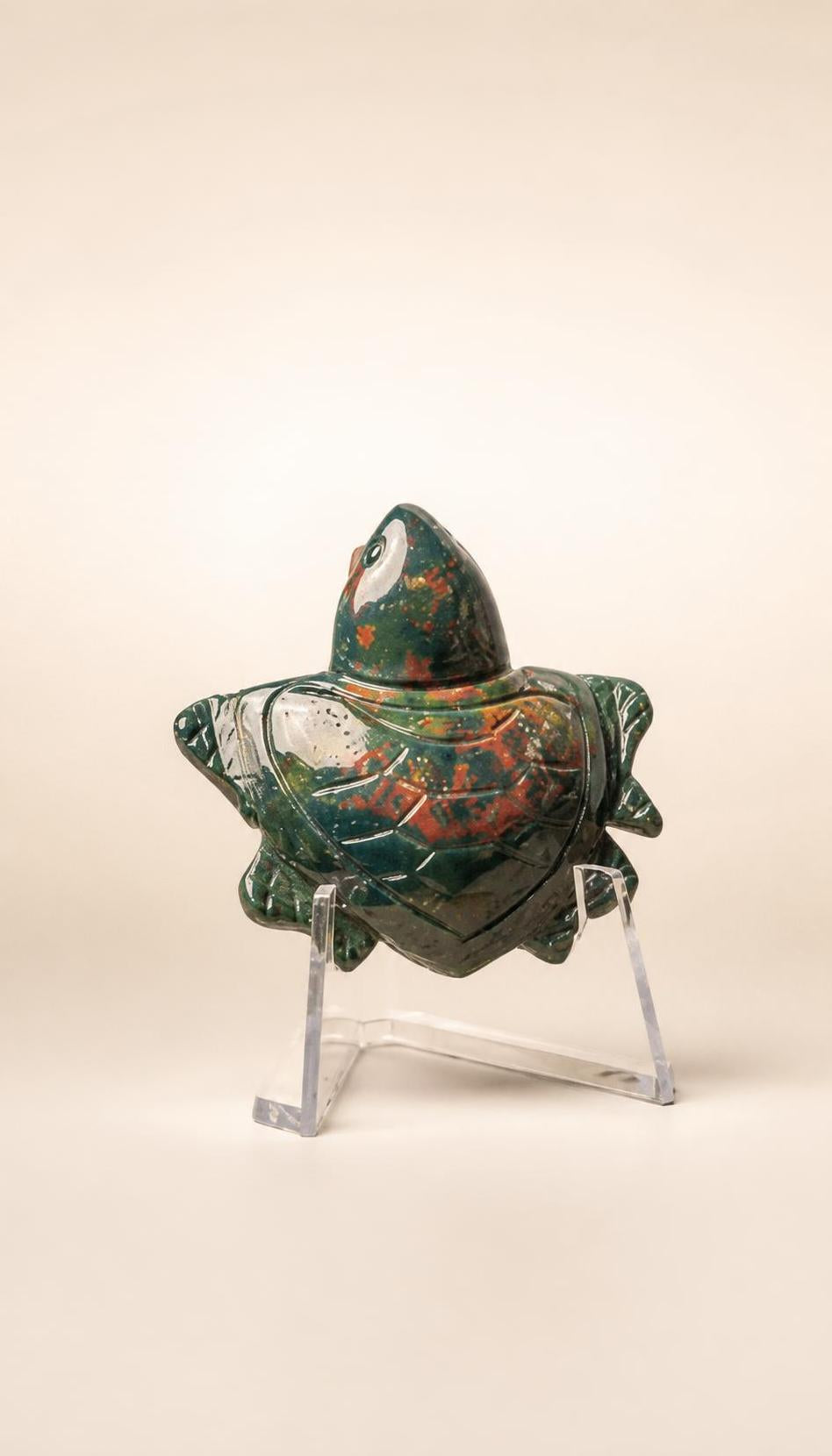 Ocean Jasper Turtle – Carving – 27g
