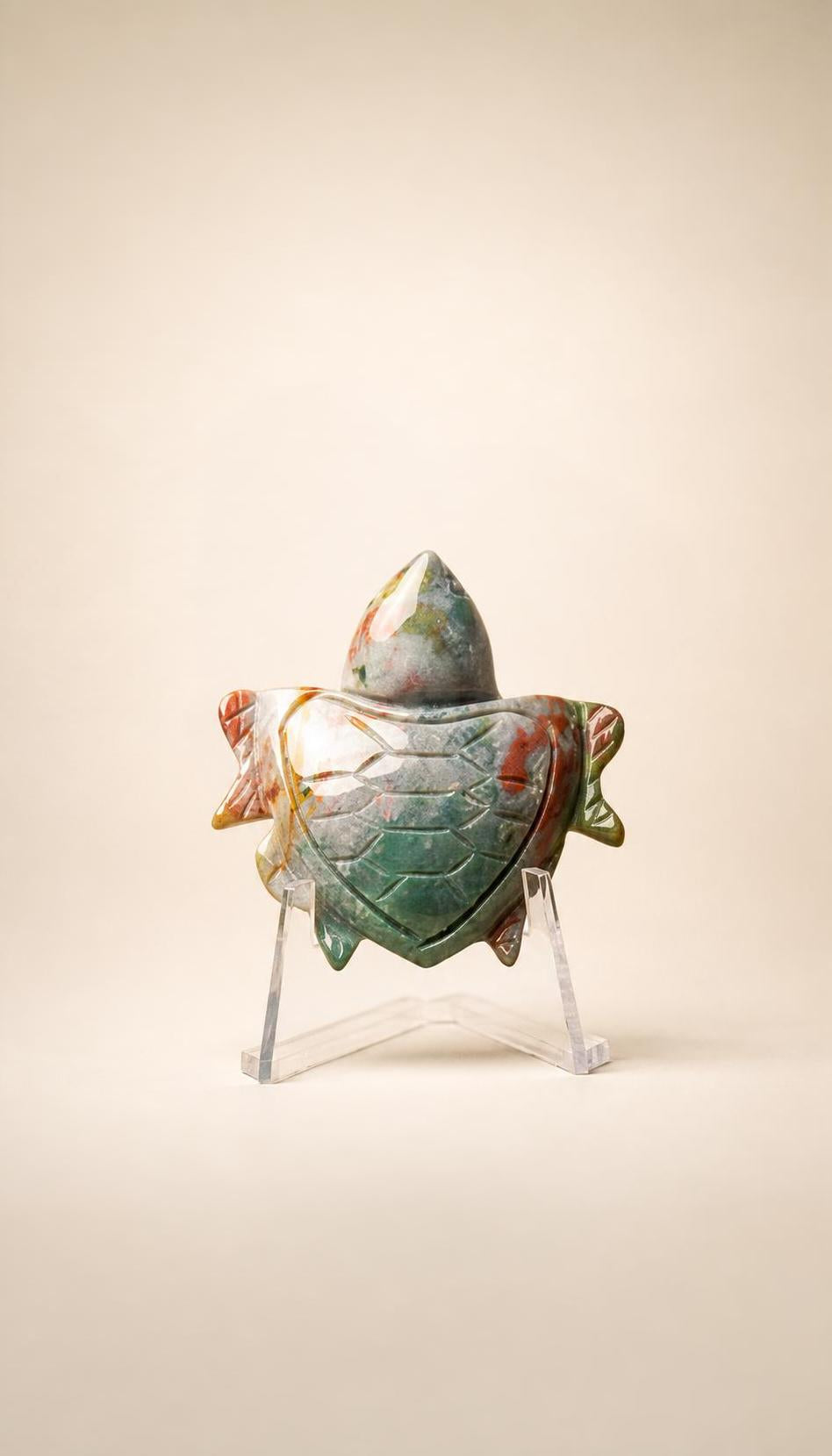 Ocean Jasper Turtle – Carving – 29g