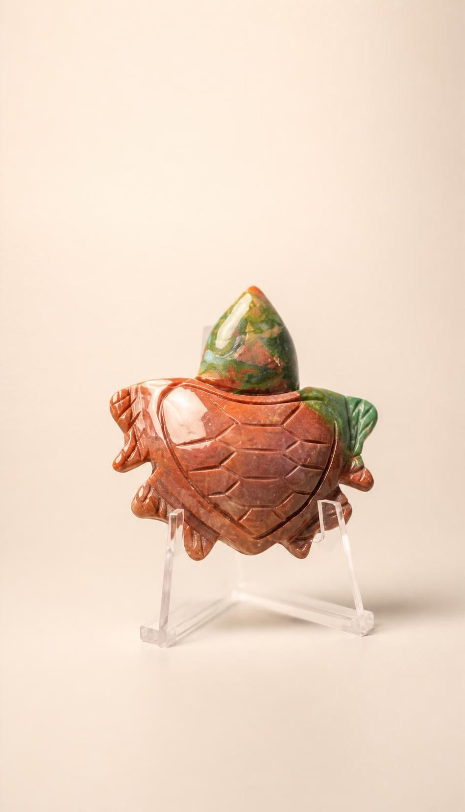 Ocean Jasper Turtle – Carving – 32g