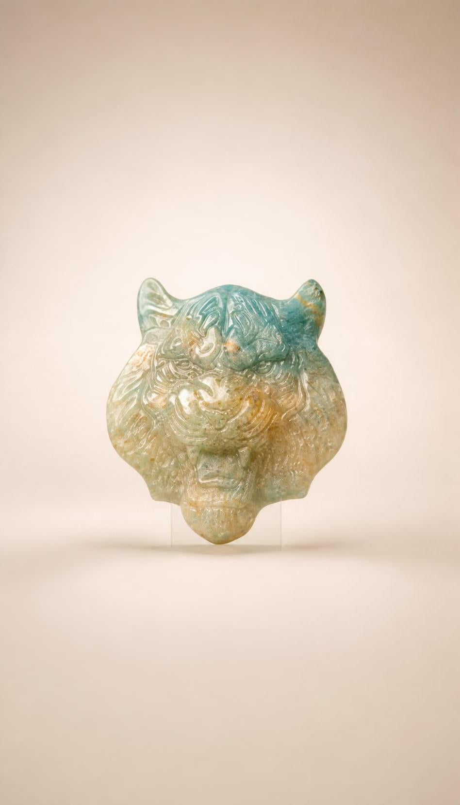 Trolleite in Quartz – Lion Carving – 21g