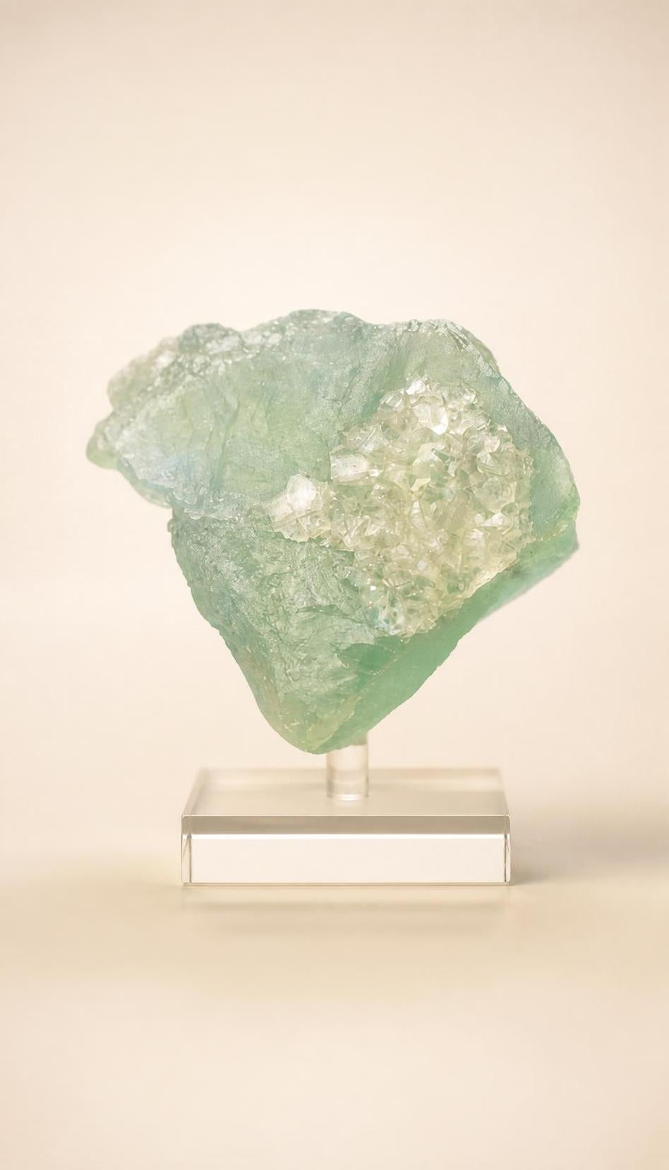 Fluorite and Calcite – Cluster – 341g