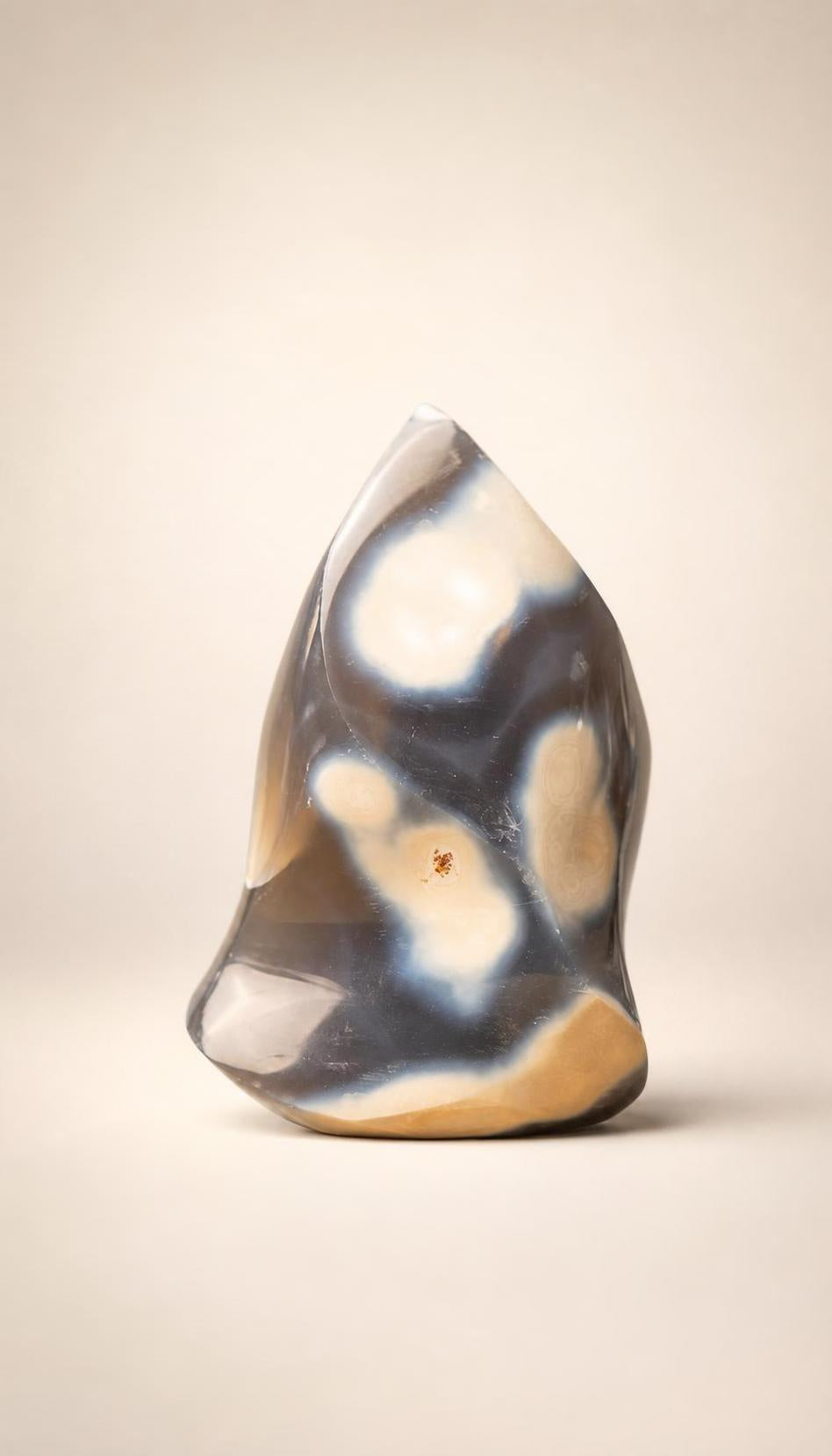 Orca Agate Flame – Carving – 257g