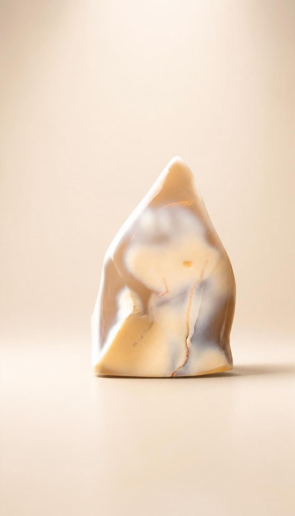 Orca Agate Flame – Carving – 217g