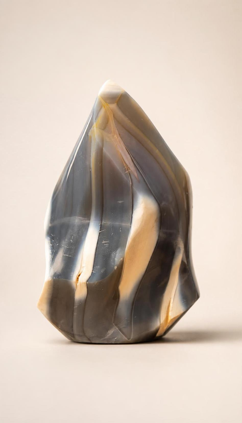 Orca Agate – Flame Carving – 315g