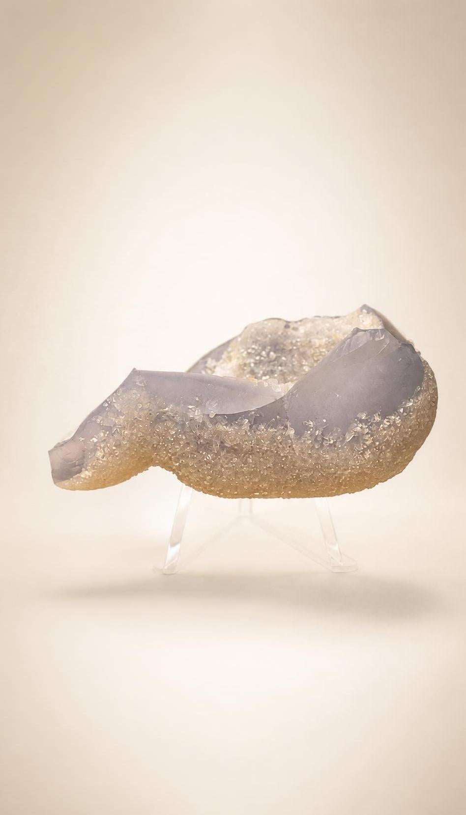 Blue Chalcedony – Polished Freeform Specimen – 218g