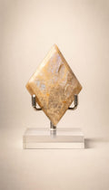 Sunstone and Moonstone – Polished Double Rhombus – 98g
