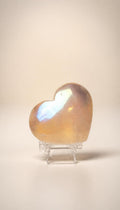 Druzy Aura Quartz – Heart Carving – 53g