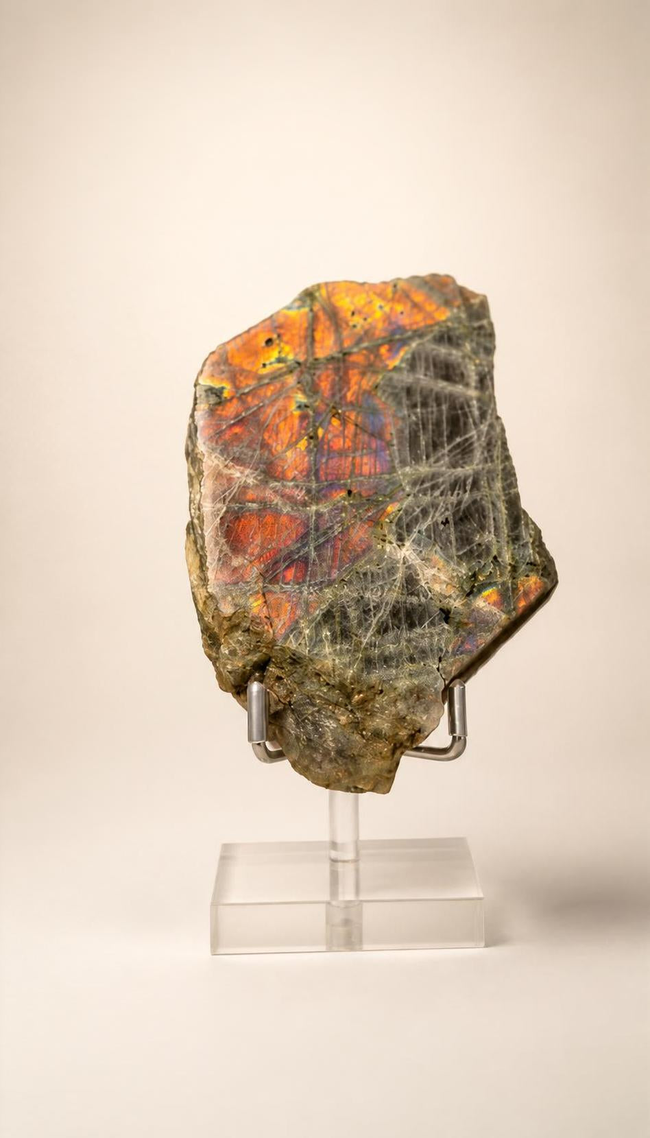 Labradorite – Raw-Sided Slab – 201g