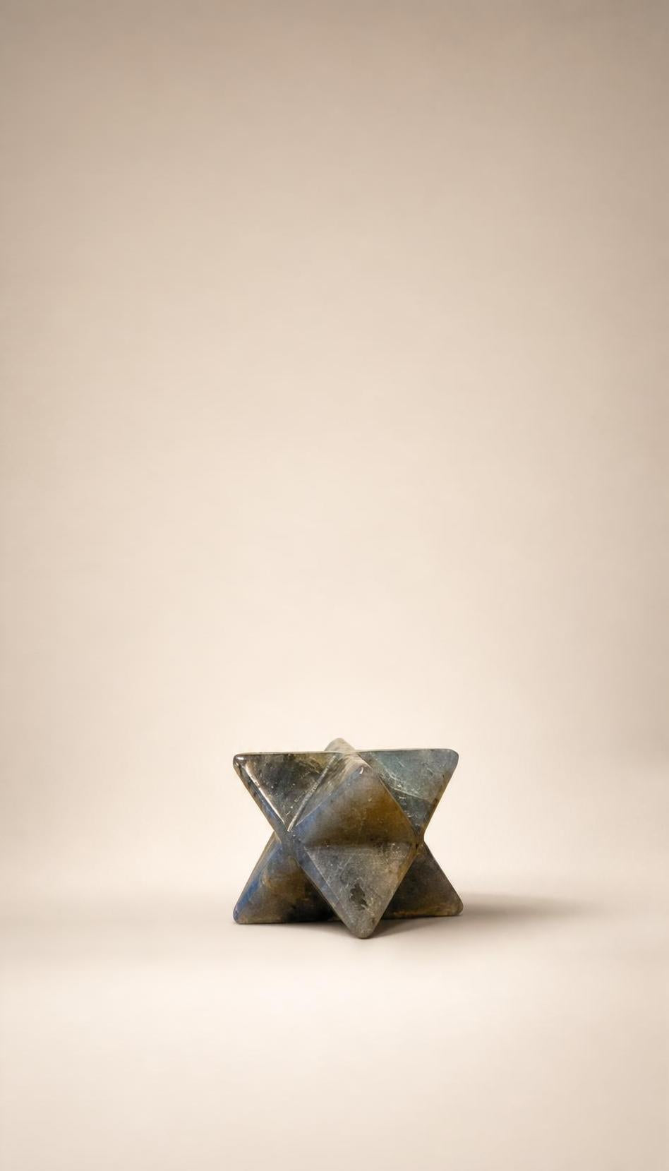 Labradorite – Star Tetrahedron Carving – 27g