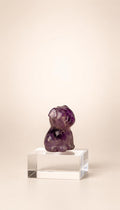 Chevron Amethyst – Pug Carving – 8g