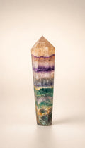 Rainbow Fluorite Scepter – Carving – 275g