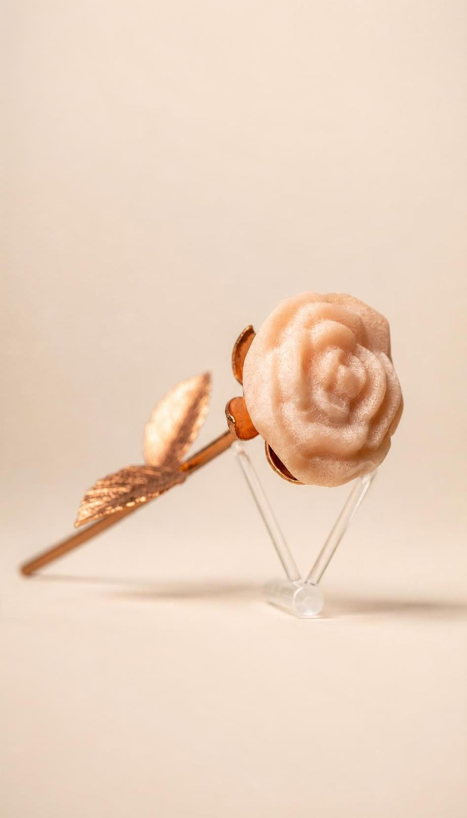 Pink Opal Rose – Carving – 91g