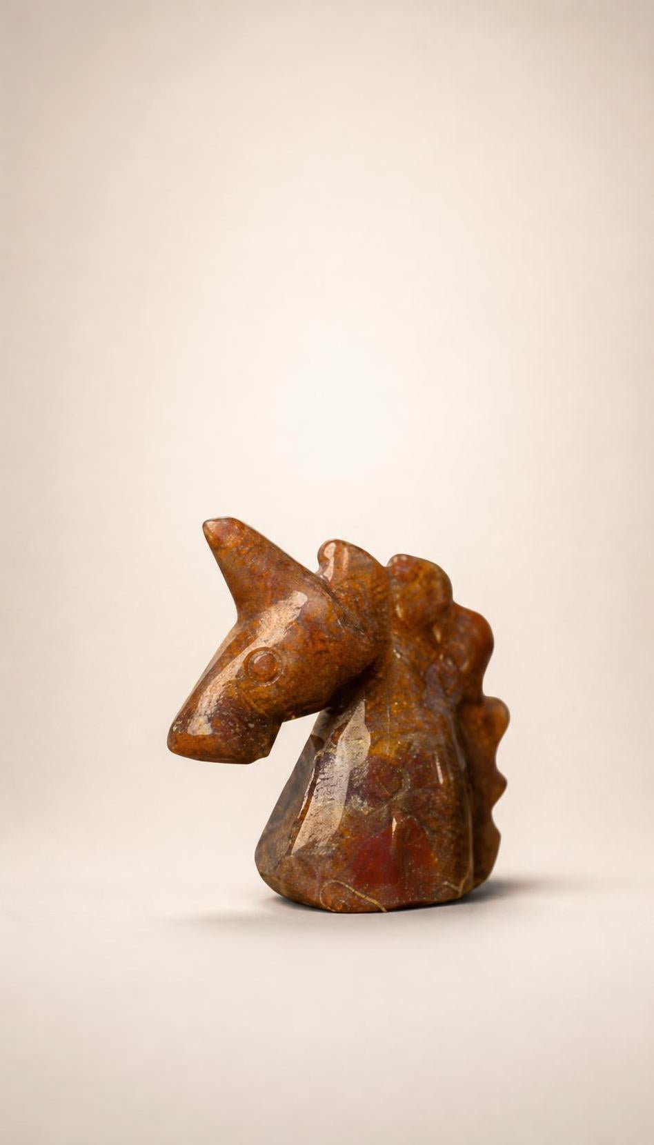 Ocean Jasper – Horse Head Carving – 6g