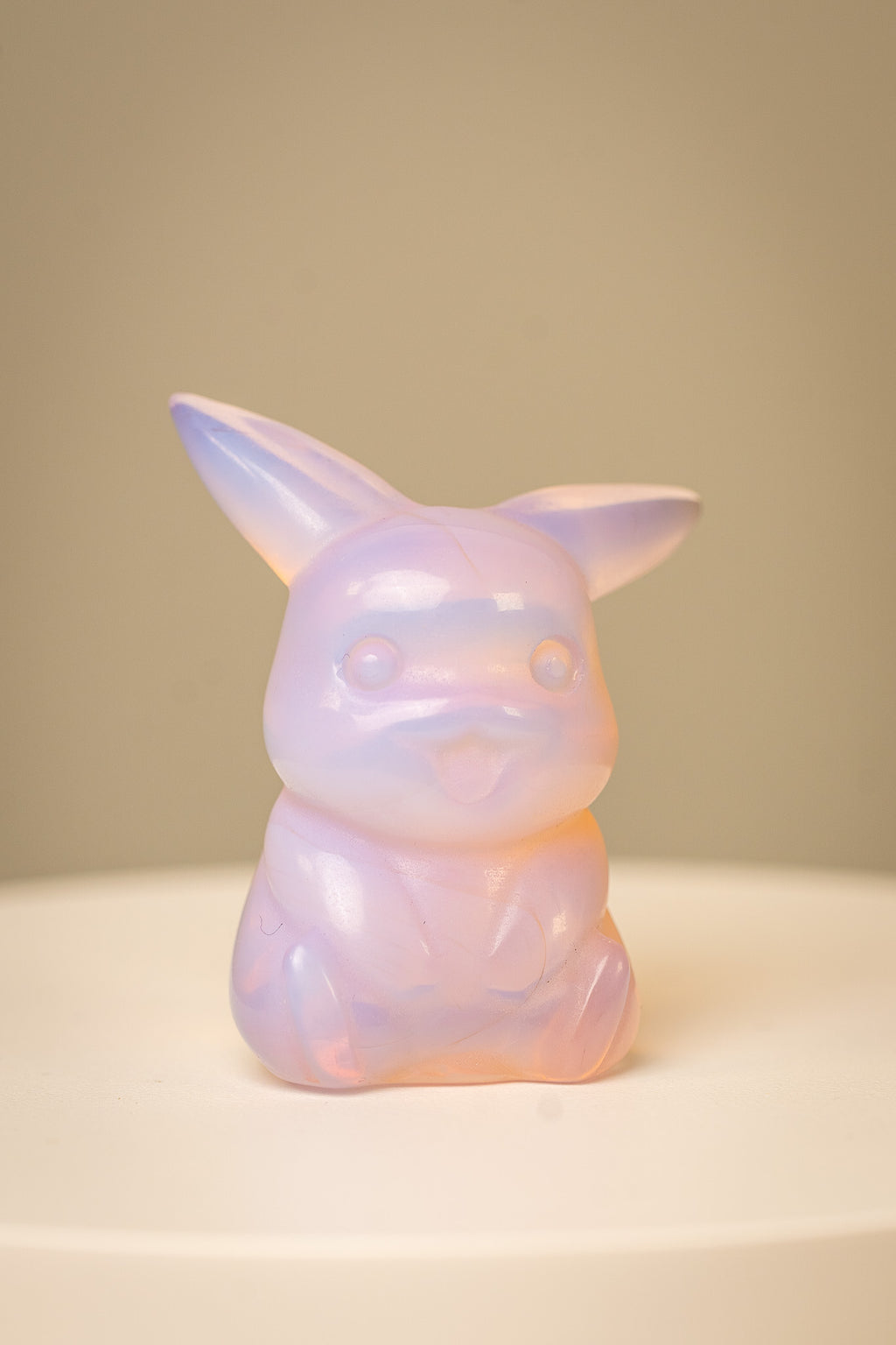 Pink Opalite Pikachu Carving – 22g