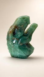 Green Aventurine T Rex Head - Carving - 307g