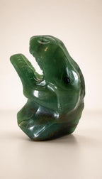 Green Aventurine T Rex Head - Carving - 299g