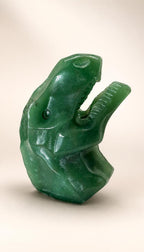 Green Aventurine T Rex Head - Carving - 268g