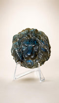 Labordorite Lions Head - Carving - 37g