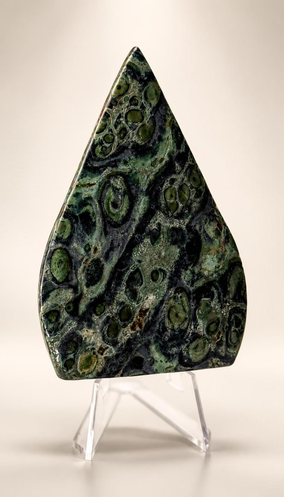 Kambaba "Crocodile" Jasper – Arrow Form – 178g