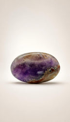 Amethyst Mixed Stripe Agate Palm – Palm Stone – 68g
