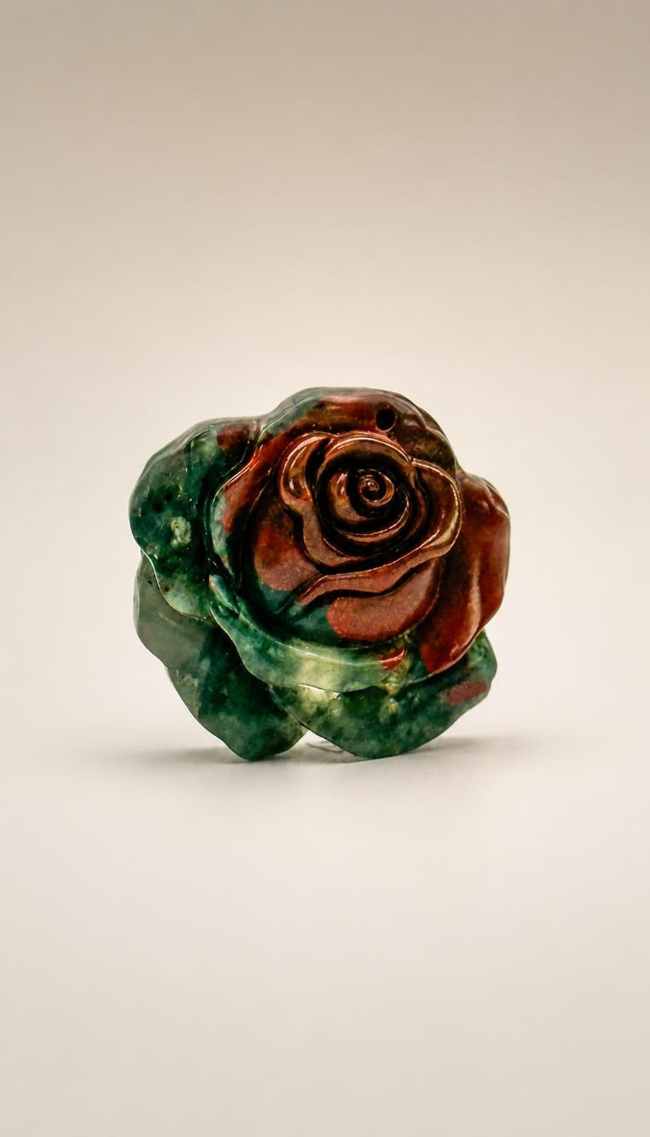 African Bloodstone – Rose Carving – 21g