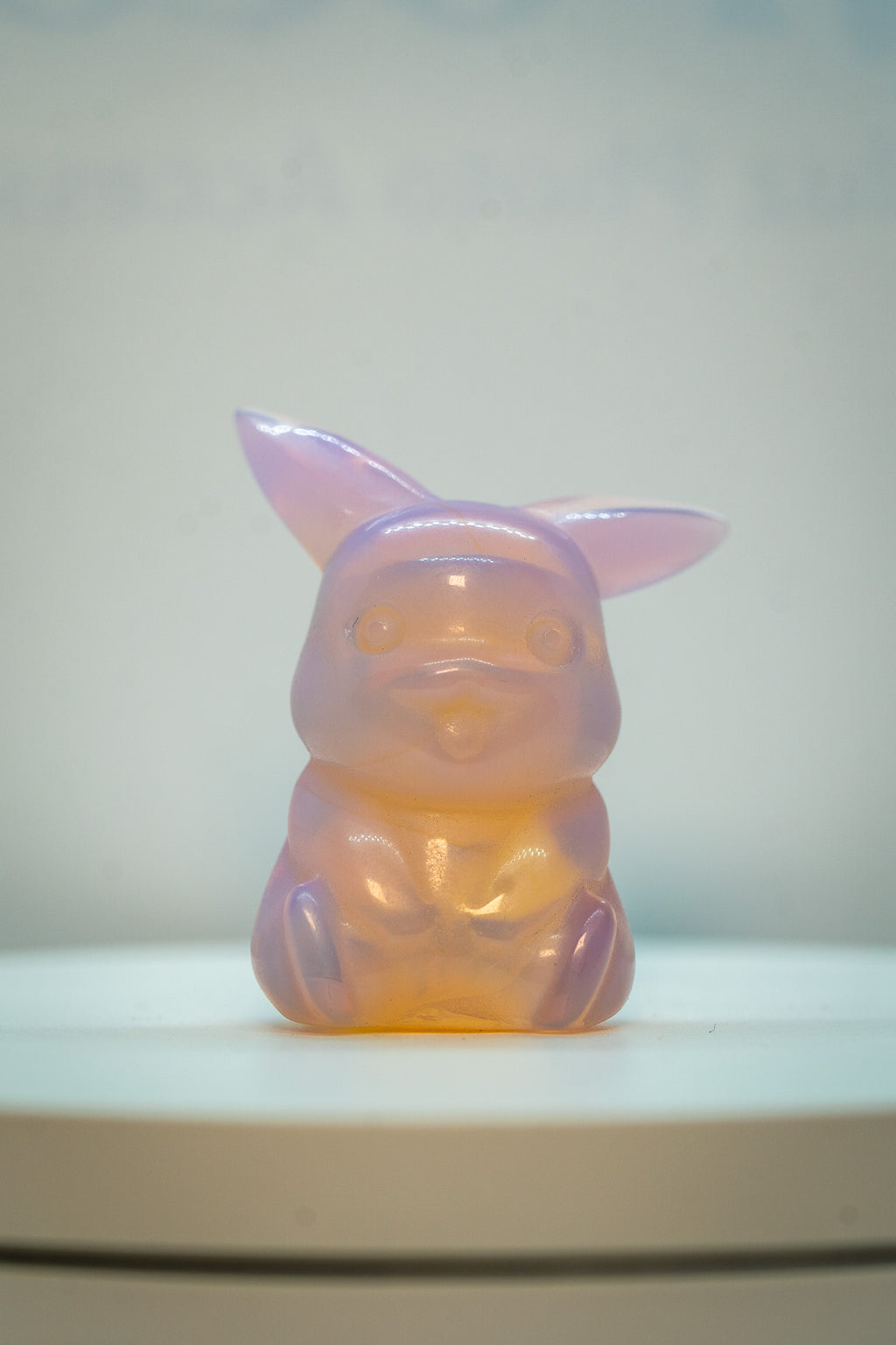 Pink Opalite Pikachu Carving – 22g