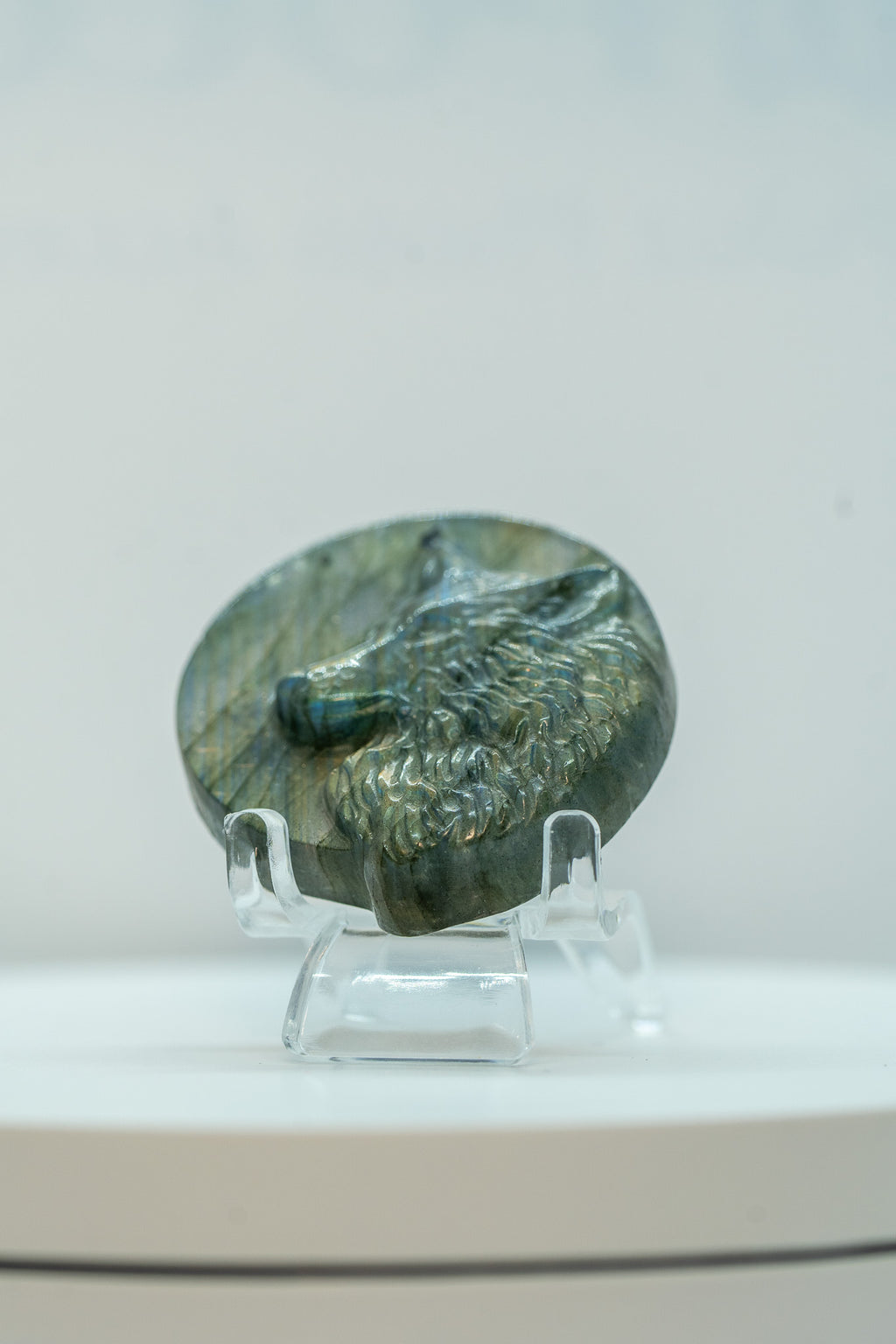 Labradorite Wolf's Head – 14g