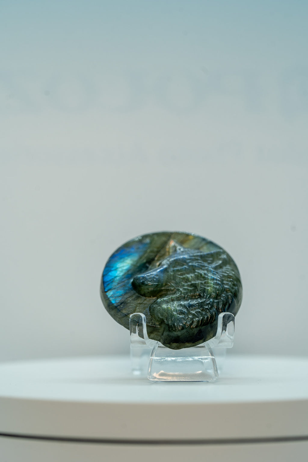 Labradorite Wolf's Head – 16g
