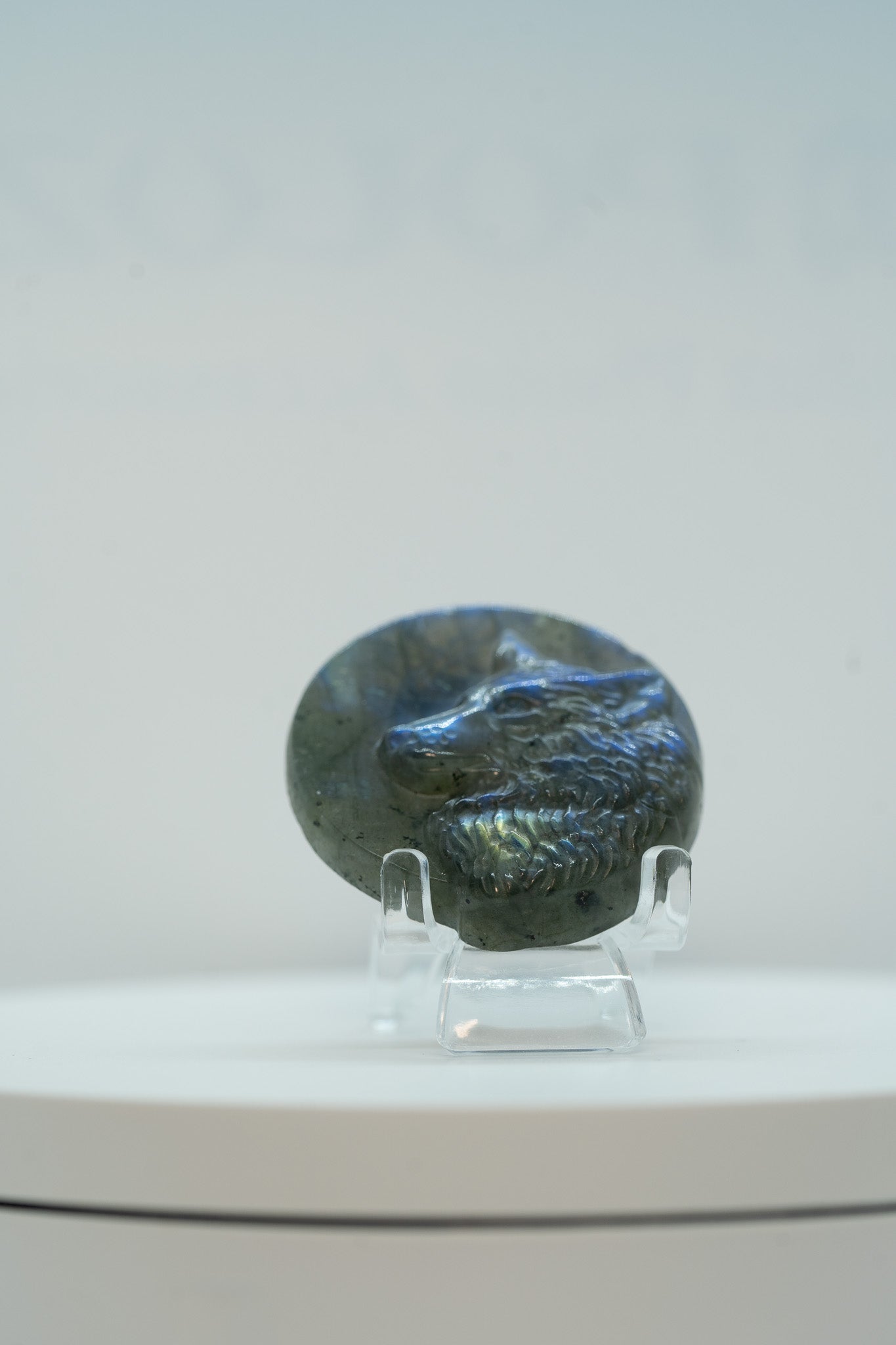 Labradorite Wolf's Head – 17g