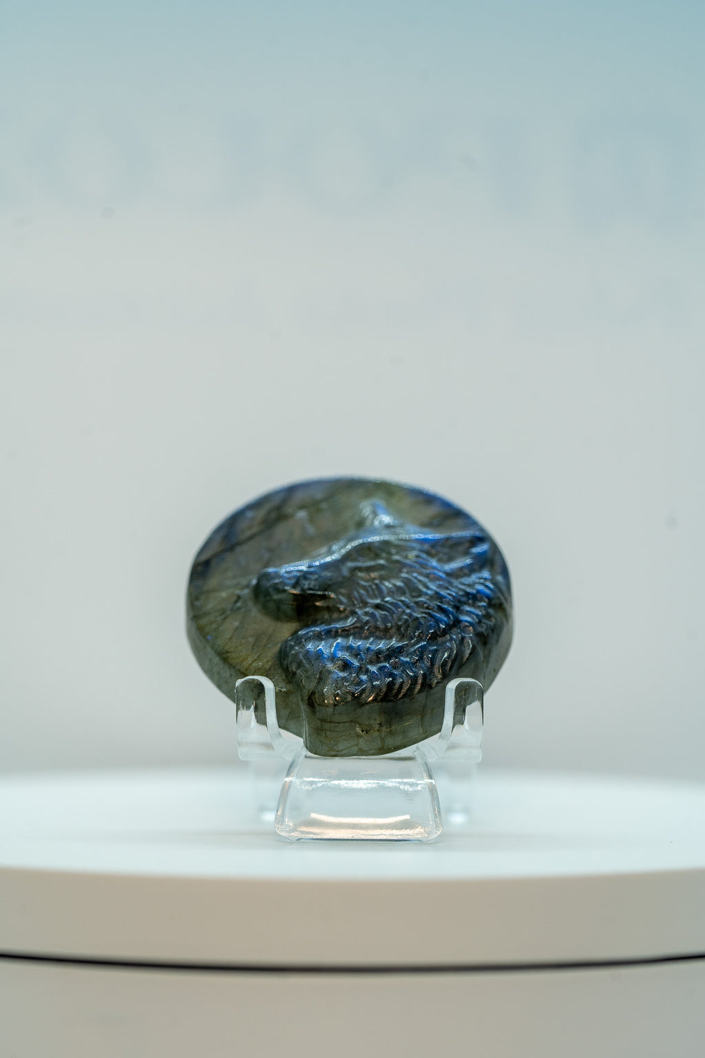 Labradorite Wolf's Head – 18g