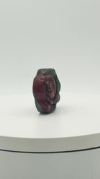 African Bloodstone – Rose Carving – 29g