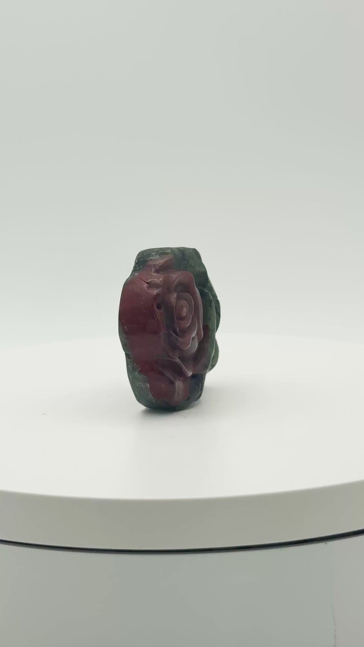 African Bloodstone – Rose Carving – 29g