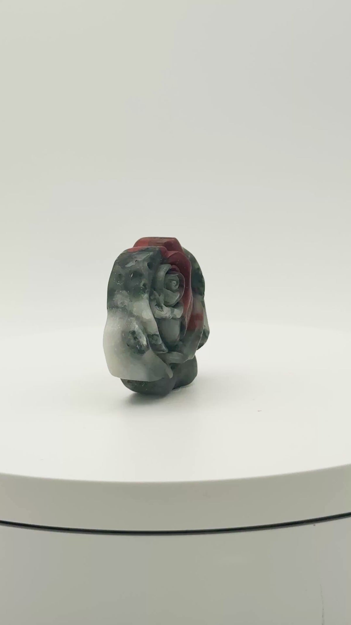 African Bloodstone – Rose Carving – 29g