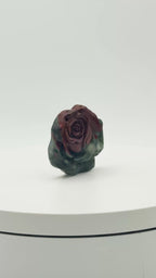 African Bloodstone – Rose Carving – 21g